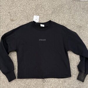 Gymshark Women's Black Crew Neck Sweater